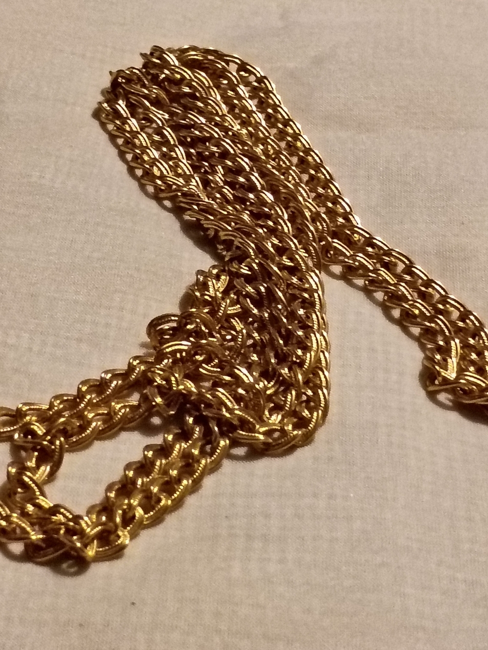 Monet Gold Tone Multi-Strand Rope Chain Necklace